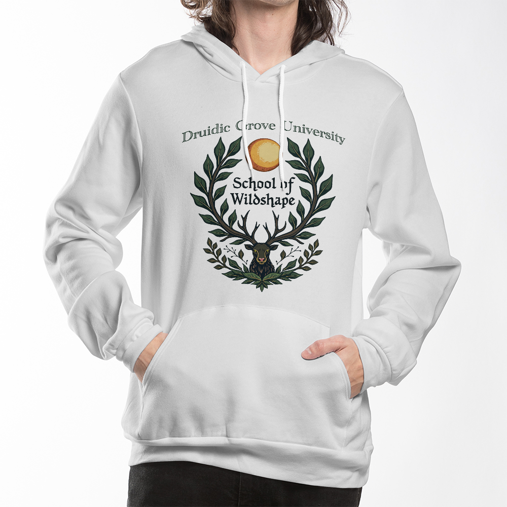 Druidic Grove Hoodie – School of Wildshape Pullover d20Fashions