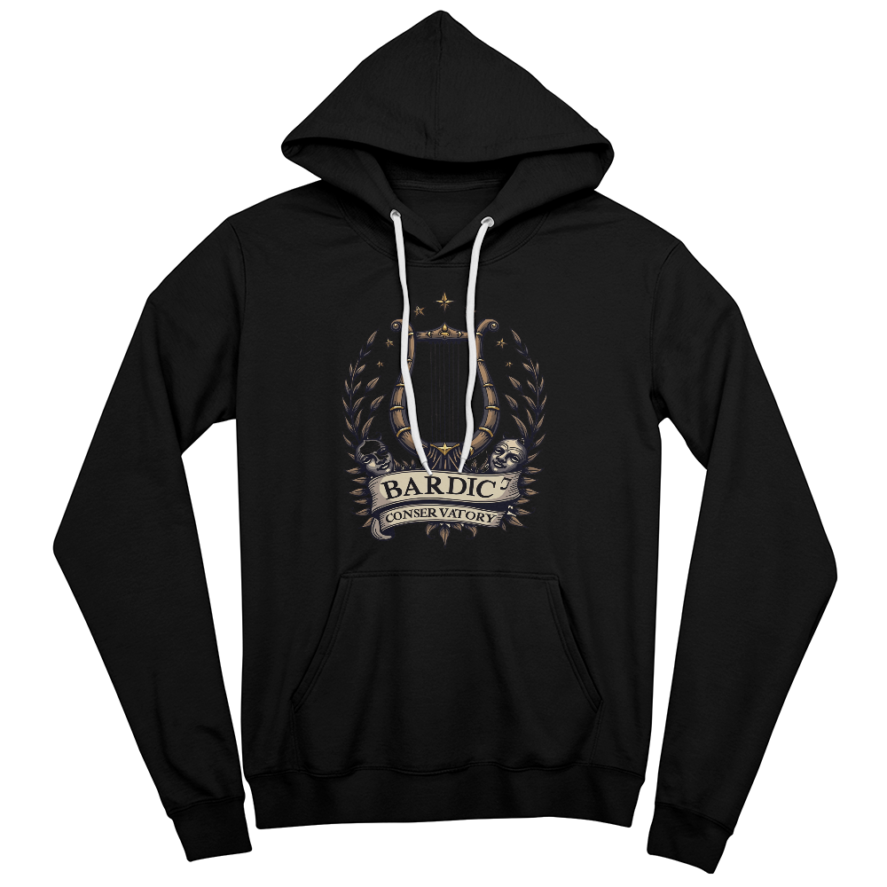 Bardic Conservatory Hoodie – The Official Uniform of the Inspired d20Fashions