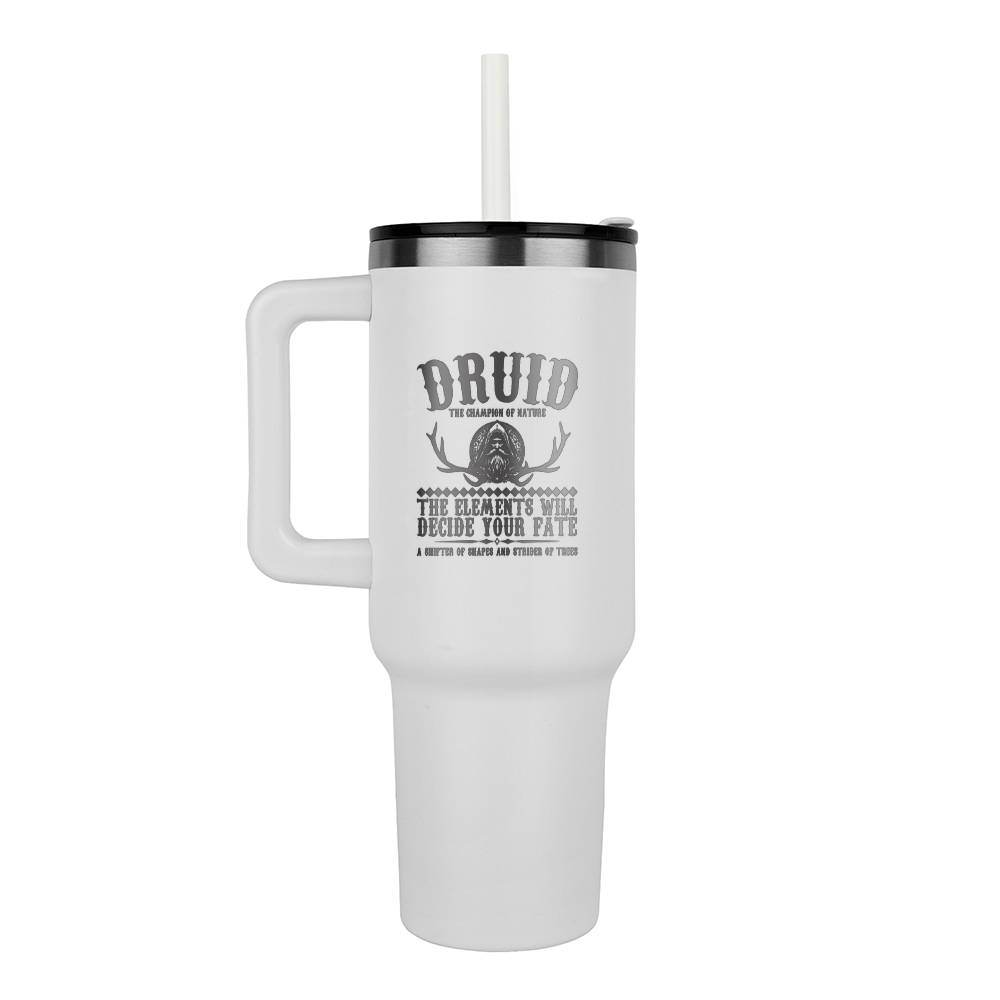 Druid the champion of nature Pinnacle 40oz Tumbler - Laser engraved - d20Fashions