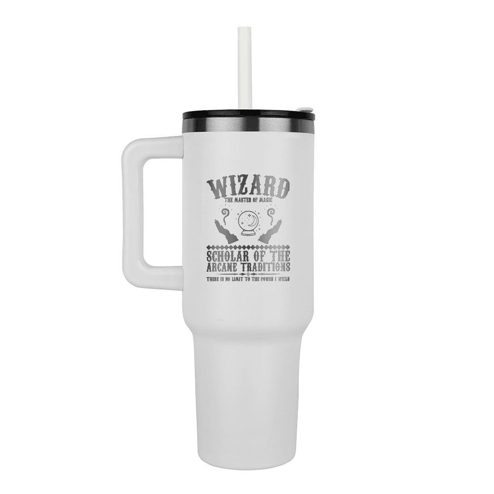 Wizard, the Master of Magic Pinnacle 40oz Tumbler - Laser engraved - d20Fashions