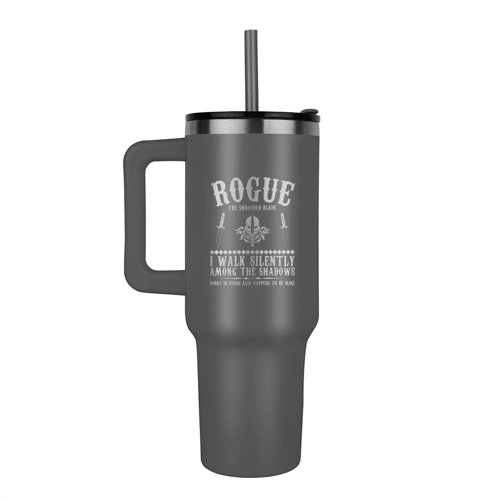 Rogue the Shrouded Blade Pinnacle 40oz Tumbler - Laser engraved - d20Fashions
