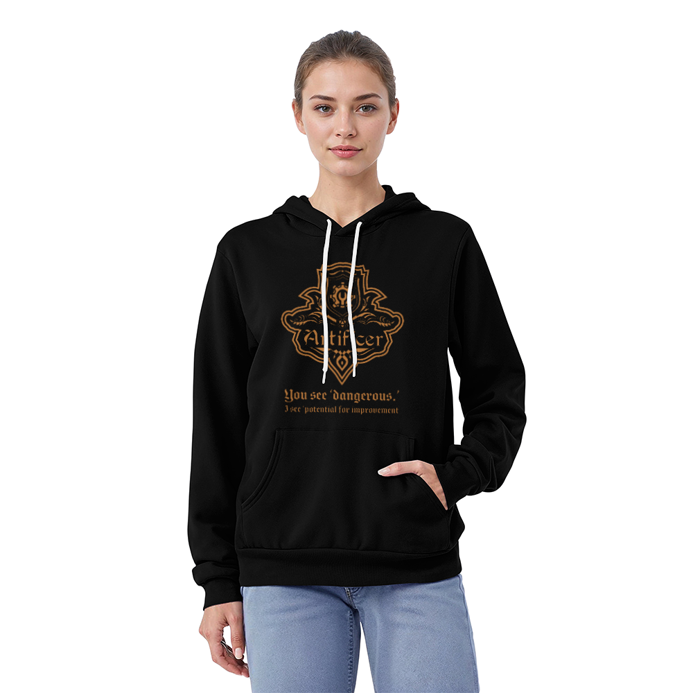 You see dangerous... Funny DND Artificer Hoodie – Dungeons & Dragons Accessories for 5E Players