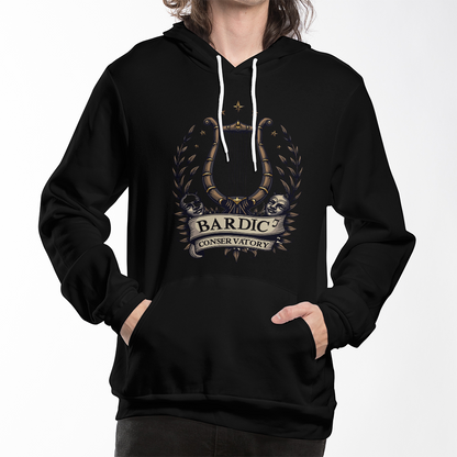 Bardic Conservatory Hoodie – The Official Uniform of the Inspired d20Fashions