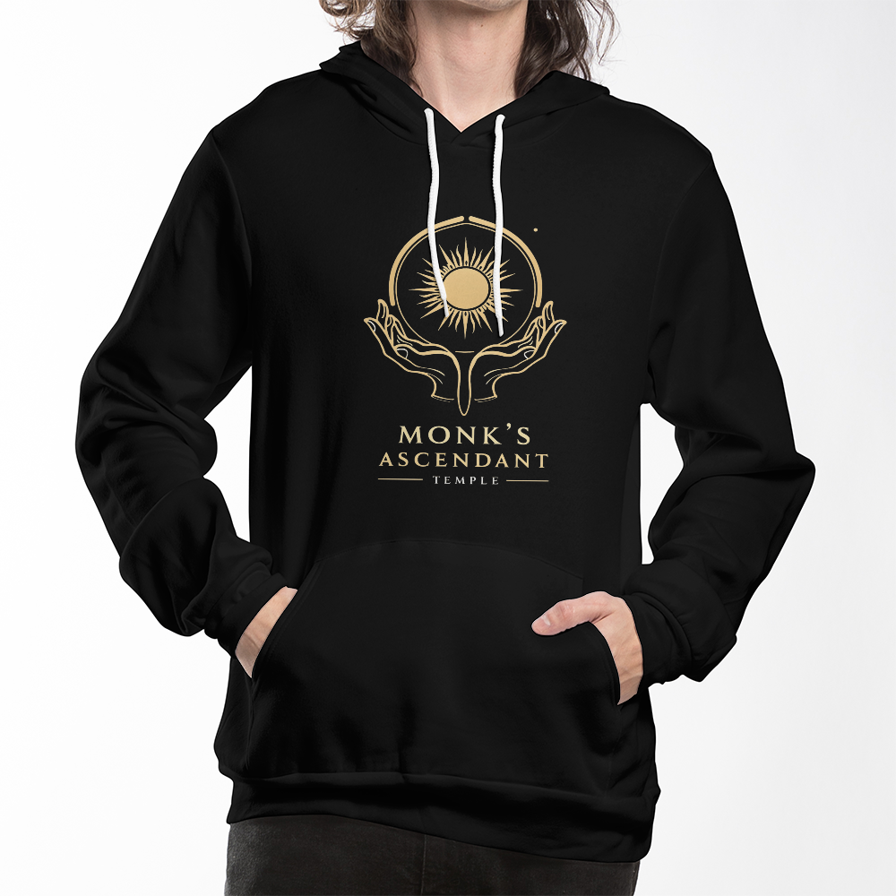 Monk's Ascendant Temple – Hoodie of Serenity & Strength d20Fashions