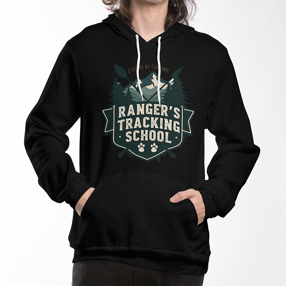 Ranger Hoodie – Tracking School of Survival Pullover d20Fashions
