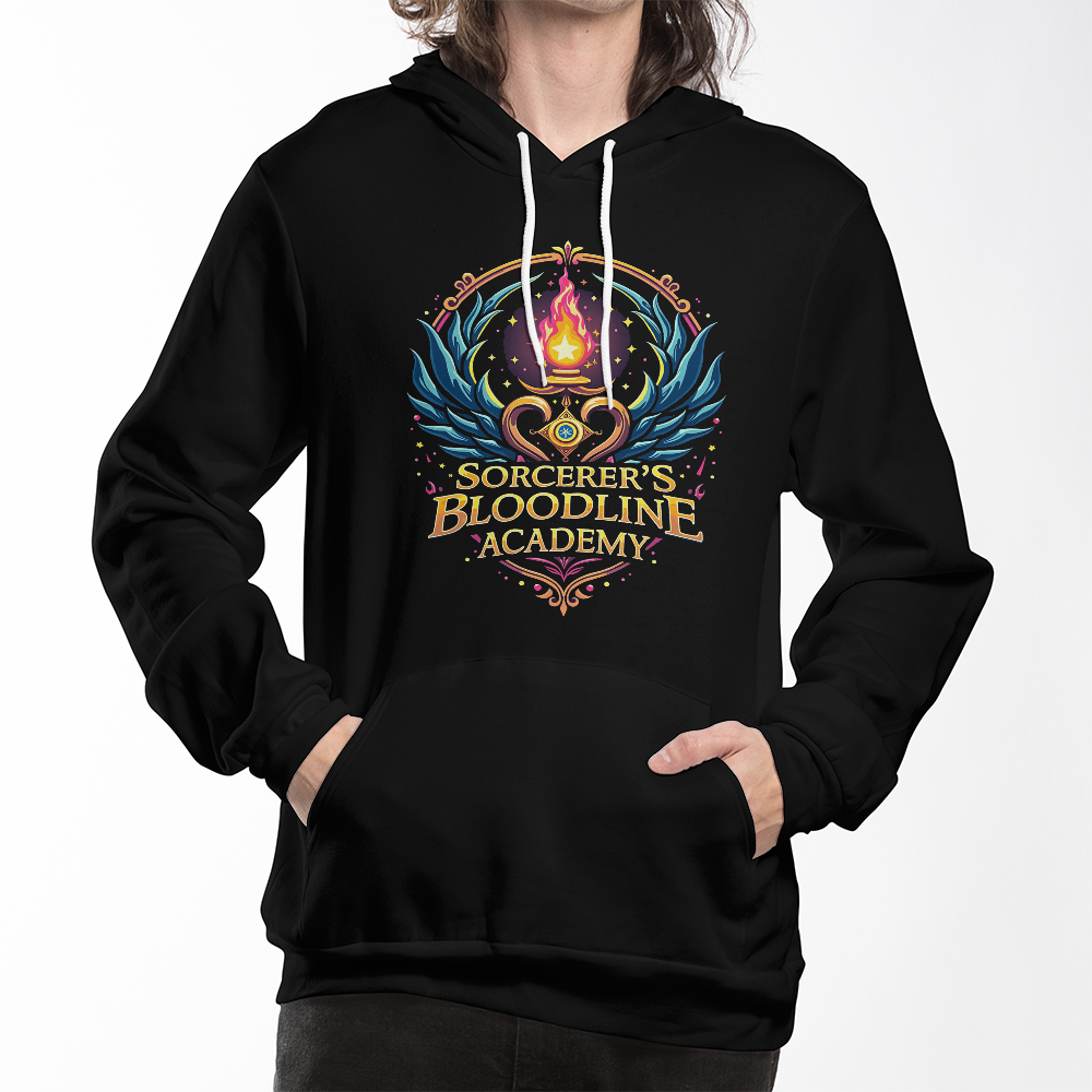 Sorcerer Hoodie – Bloodline Academy Magic Pullover d20Fashions