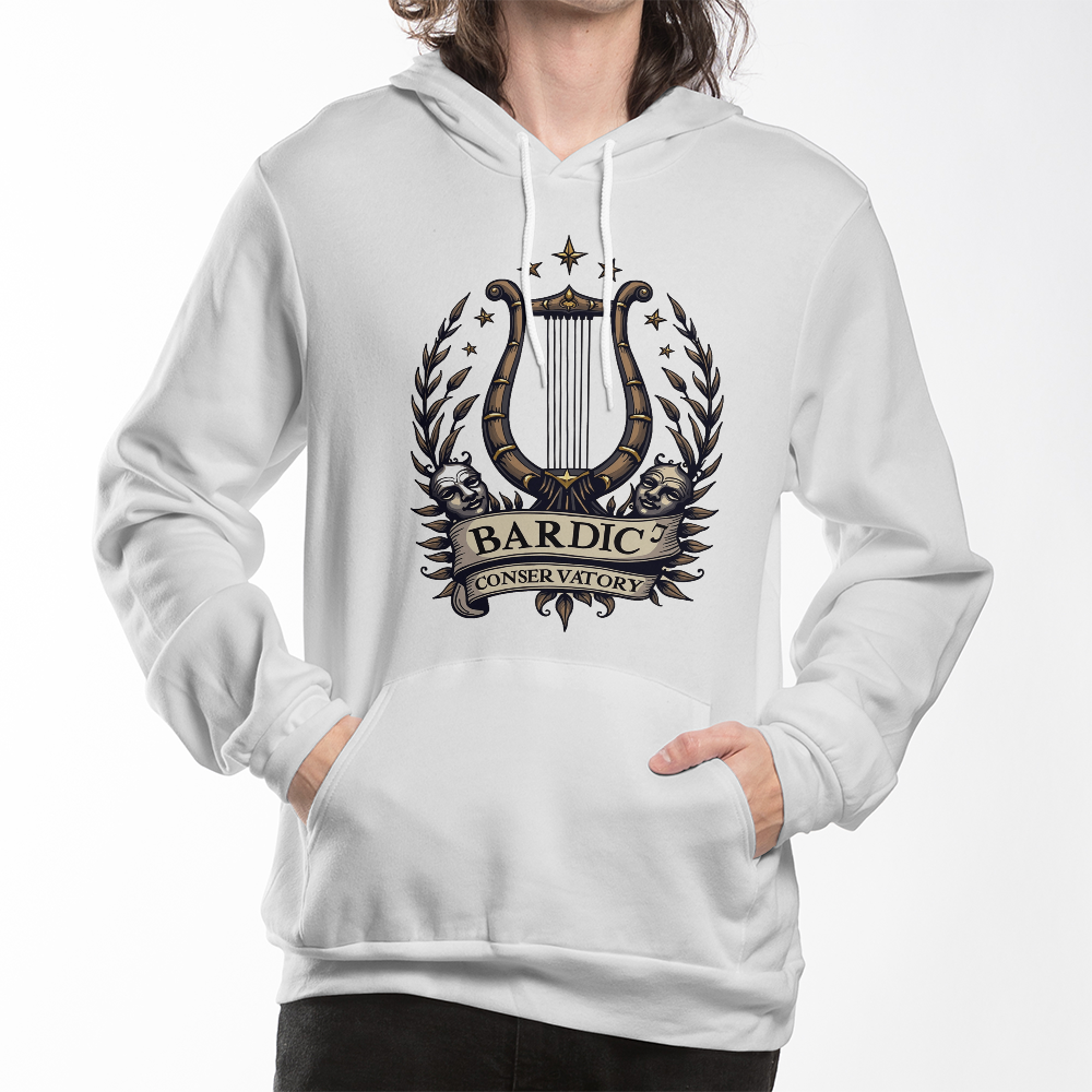 Bardic Conservatory Hoodie – The Official Uniform of the Inspired d20Fashions