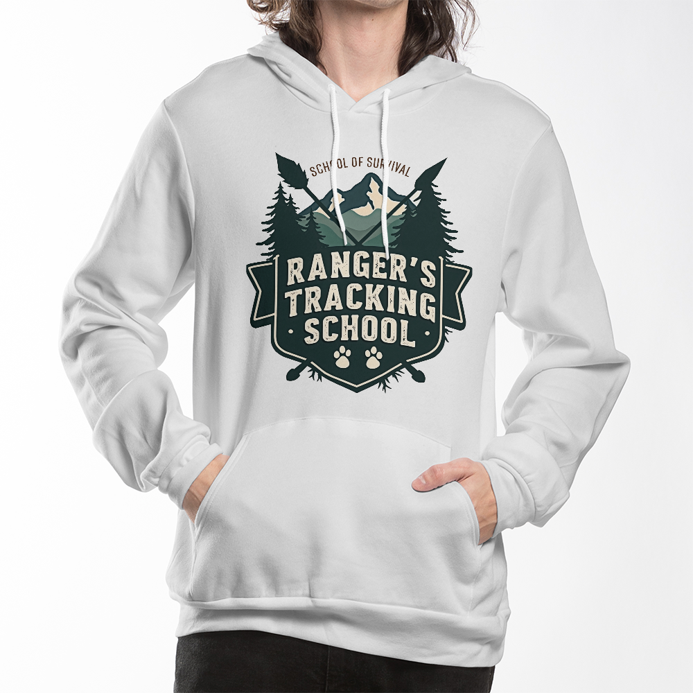 Ranger Hoodie – Tracking School of Survival Pullover d20Fashions
