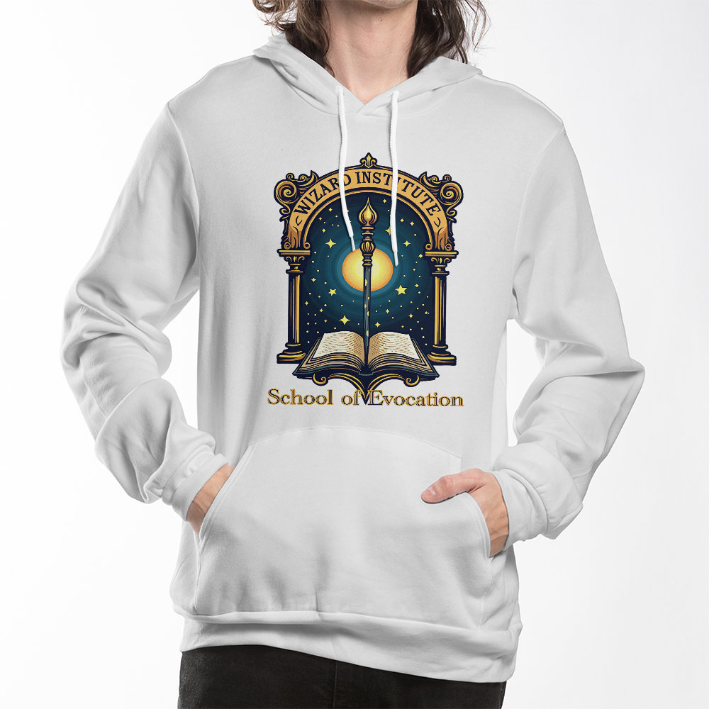 Wizard Institute Hoodie – School of Evocation Pullover d20Fashions