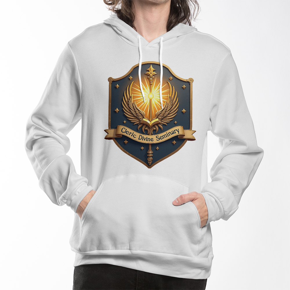 Cleric Divine Seminary – Blessed Hoodie for the Devout d20Fashions