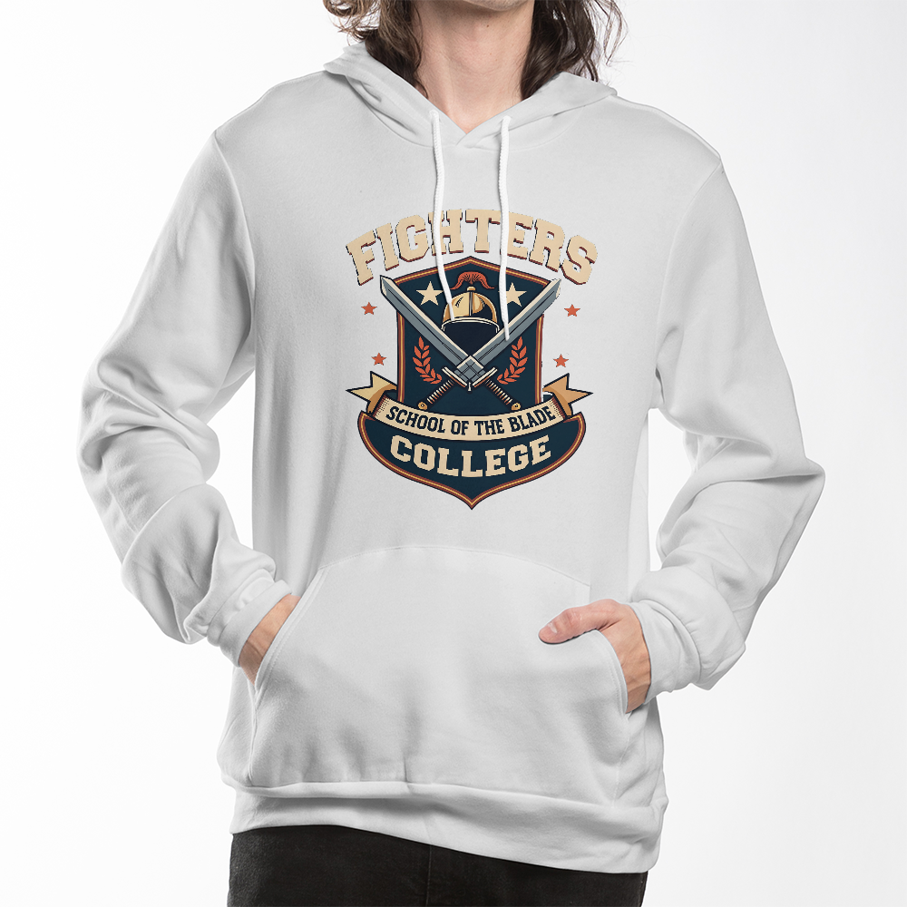 Fighter's College Hoodie – School of the Blade Pullover d20Fashions