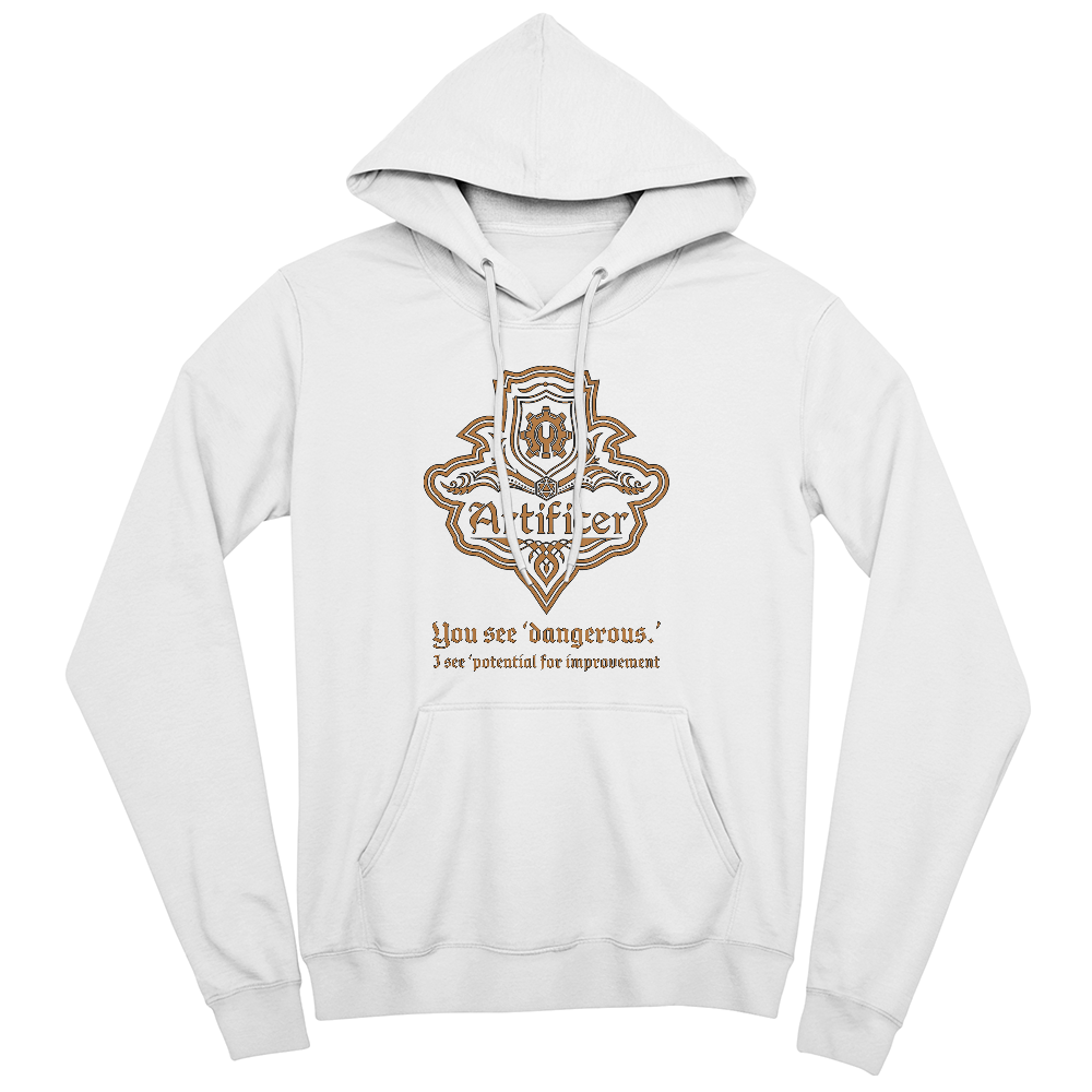 You see dangerous... Funny DND Artificer Hoodie – Dungeons & Dragons Accessories for 5E Players