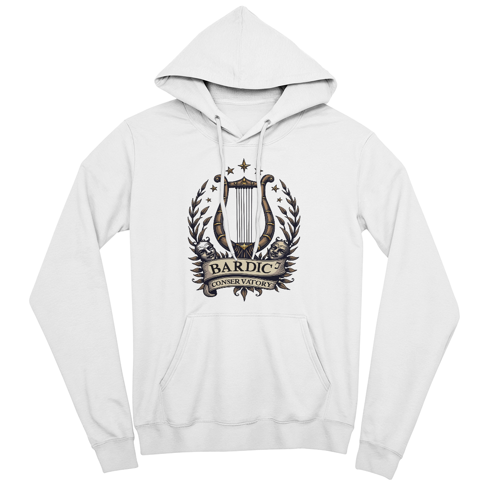 Bardic Conservatory Hoodie – The Official Uniform of the Inspired d20Fashions
