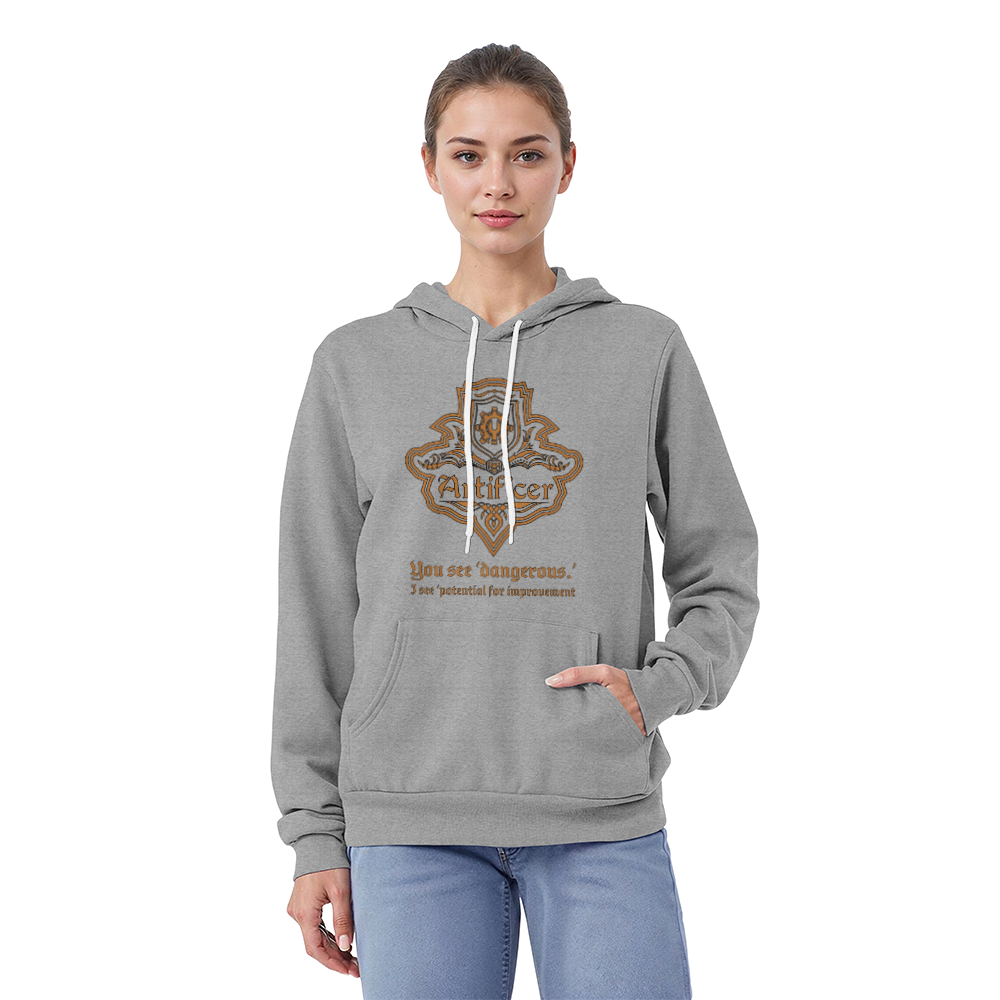 You see dangerous... Funny DND Artificer Hoodie – Dungeons & Dragons Accessories for 5E Players