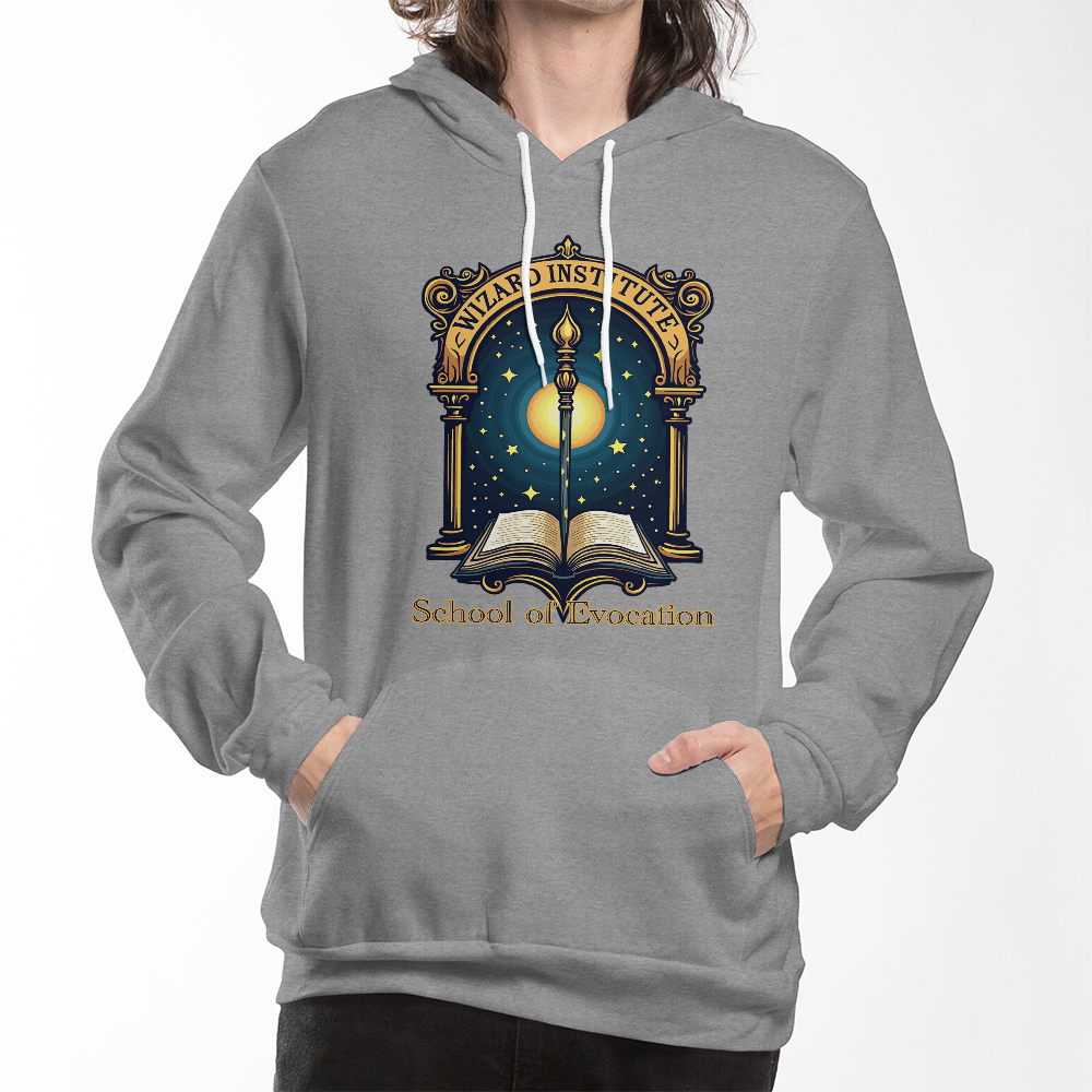 Wizard Institute Hoodie – School of Evocation Pullover d20Fashions