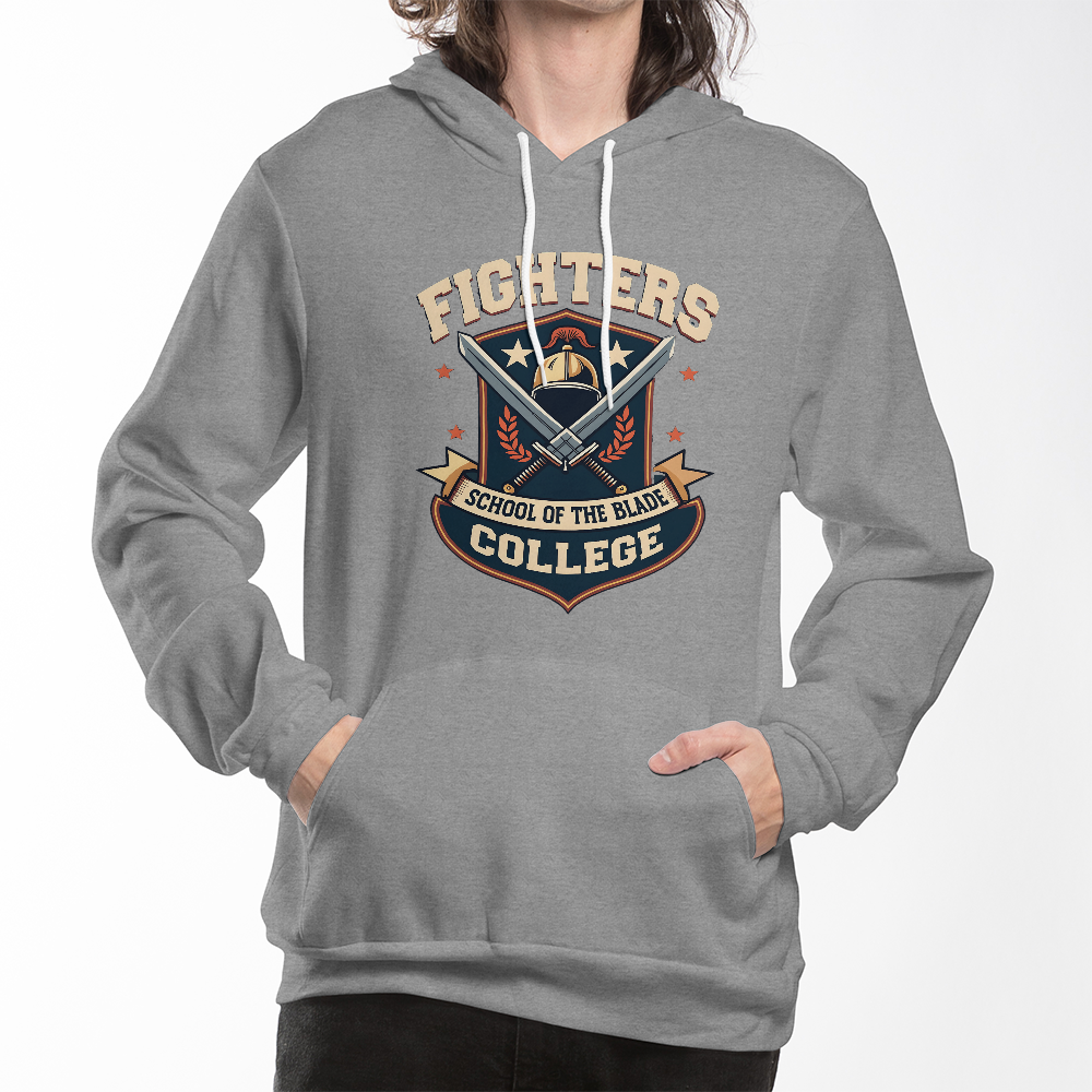 Fighter's College Hoodie – School of the Blade Pullover d20Fashions