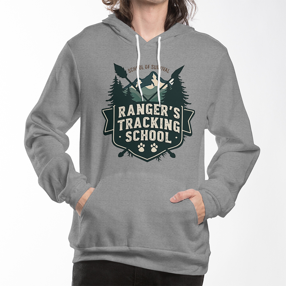 Ranger Hoodie – Tracking School of Survival Pullover d20Fashions