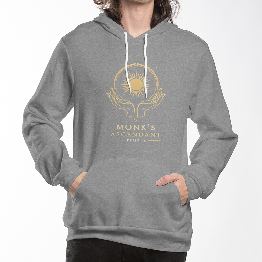Monk's Ascendant Temple – Hoodie of Serenity & Strength d20Fashions