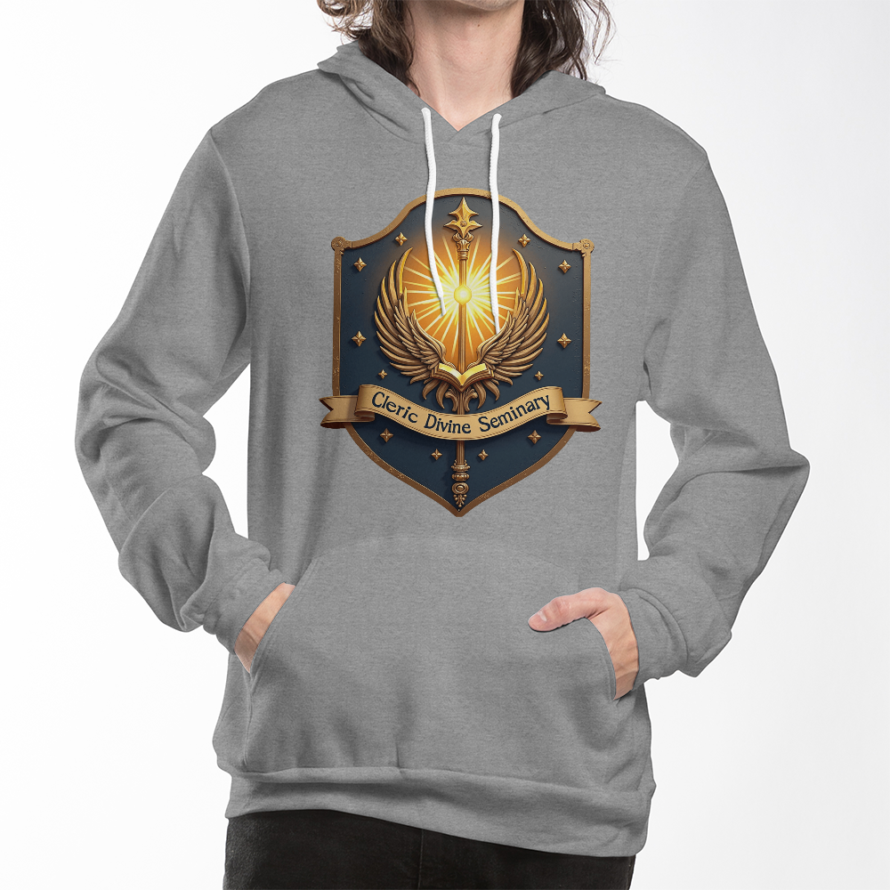 Cleric Divine Seminary – Blessed Hoodie for the Devout d20Fashions