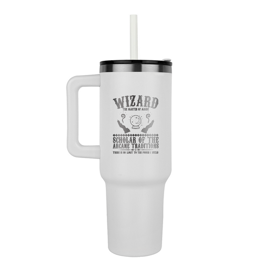 Wizard, the Master of Magic Pinnacle 40oz Tumbler - Laser engraved