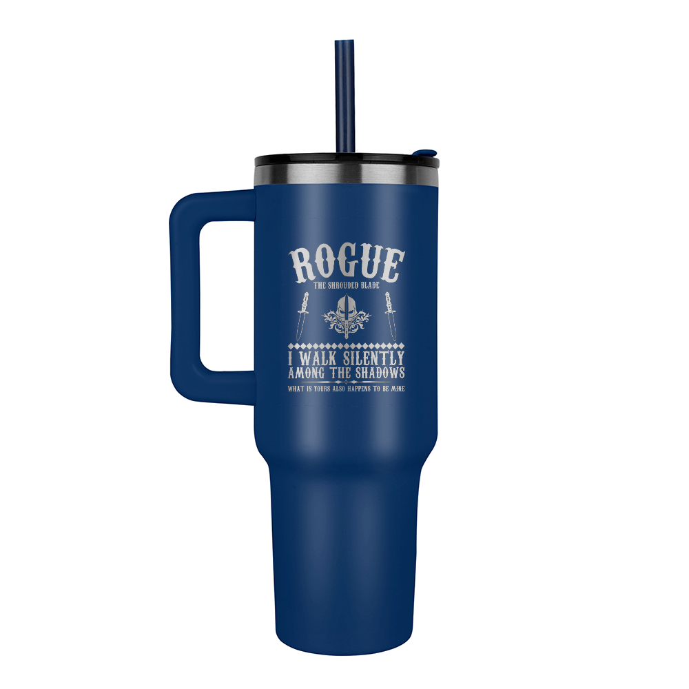 Rogue the Shrouded Blade Pinnacle 40oz Tumbler - Laser engraved