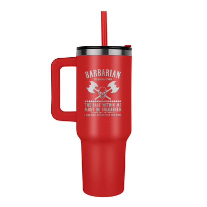Raging Barbarian Pinnacle 40oz Tumbler - Laser engraved - d20Fashions