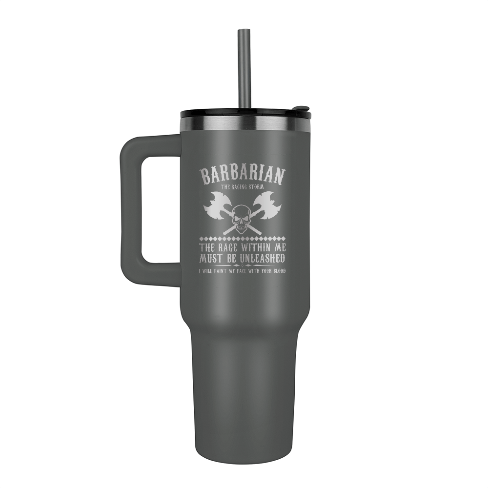 Raging Barbarian Pinnacle 40oz Tumbler - Laser engraved