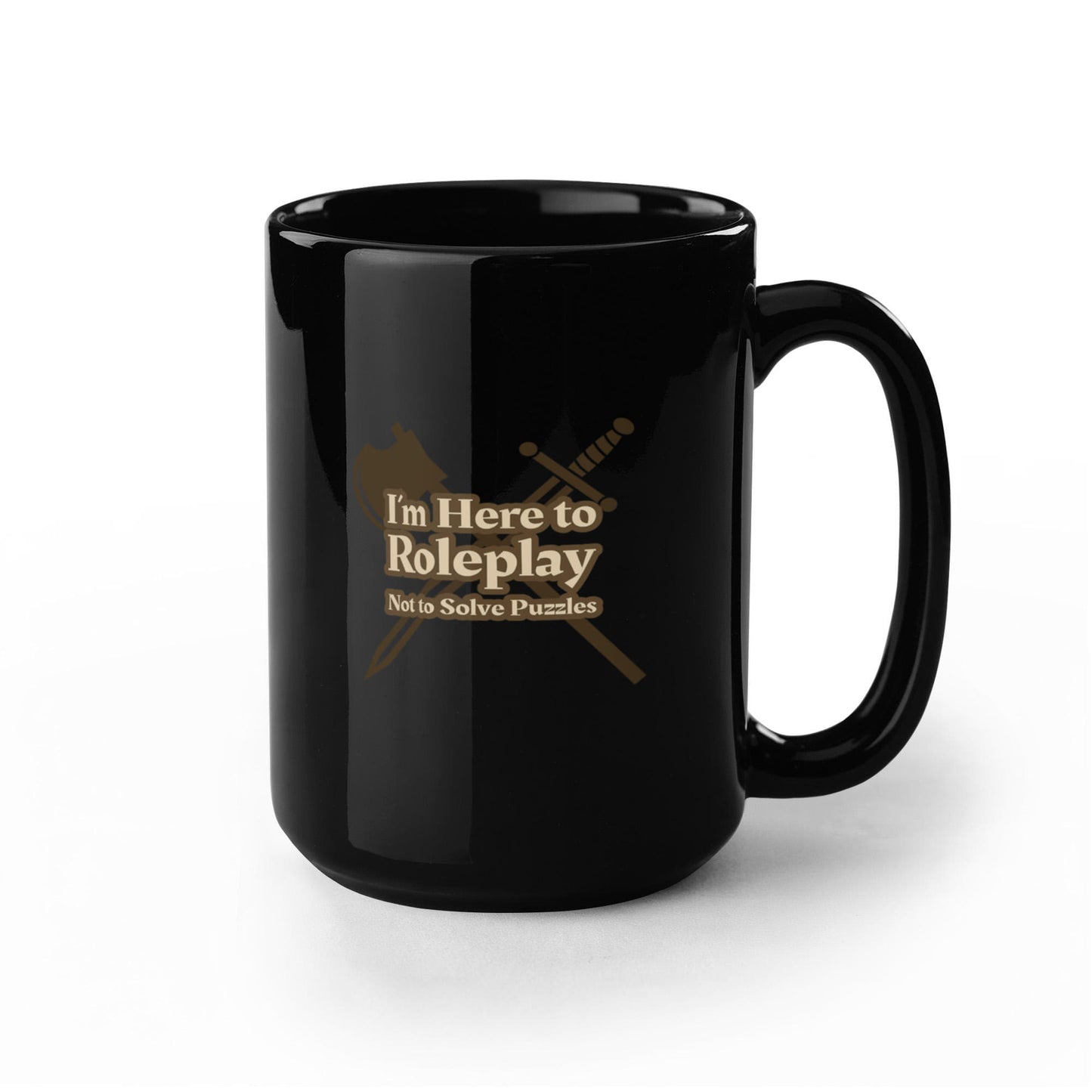 Roleplay Mode Black Ceramic Mug